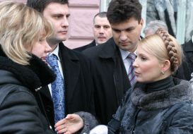 Yuliya Timoshenko and Tatyana Litvinchuk