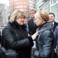 Yuliya Timoshenko and Tatyana Litvinchuk
