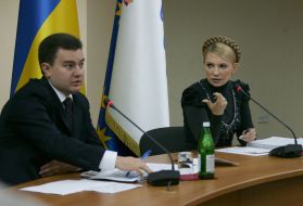 Yuliya Timoshenko and Viktor Bondar