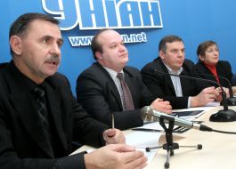 Григорий Перепелица, Валерий Чалый, Илько Кучерив и Ирина Бекешкина