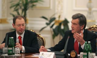 Арсений Яценюк и Виктор Ющенко