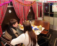 Swiss tram-restaurant