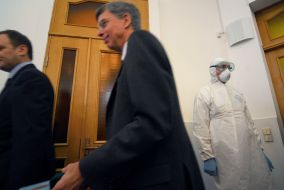 Vladimir Shandra and William Taylor. Meeting