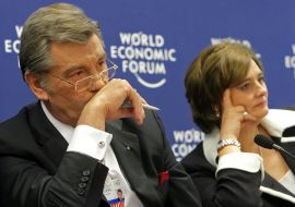 Віктор Ющенко та Чери Блер