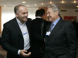 Виктор Пинчук и Джордж Сорос