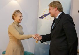Yuliya Timoshenko and Antonio Lopez-Isturiz