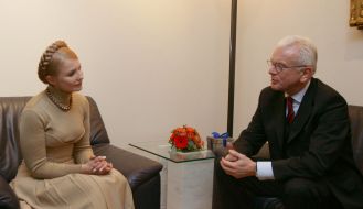 Юлія Тимошенко та Ганс-Герт Пьоттерінг