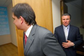 Sergey Bubka and Yuriy Pavlenko