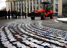 Destroying infringement production