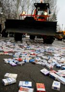 Destroying infringement production