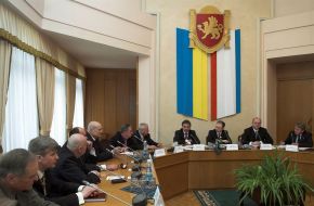 Meeting of Arseniy Yatsenyuk with the rectors of higher educational establishments of ARK