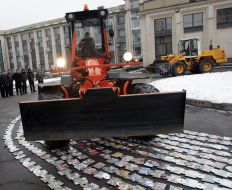 Destroying infringement production