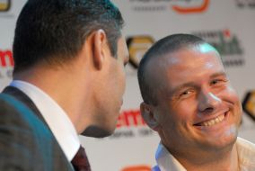 Vitaliy Klichko and Vyacheslav Uzelkov