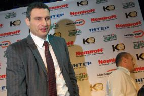 Vitaliy Klichko and Vyacheslav Uzelkov