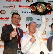 Vitaliy Klichko and Vyacheslav Uzelkov