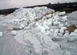 Обледенение Азовского моря