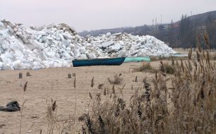Обледенение Азовского моря