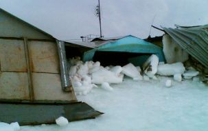 Обледенение Азовского моря