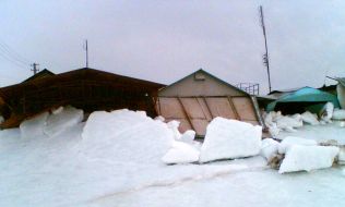 Обледенение Азовского моря