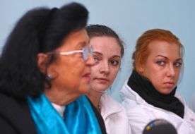 Anna Bessonova, Albina Deryugina and Natalia Godunko