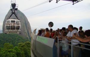 Rope-way to the «Sugar Loaf Mountain»