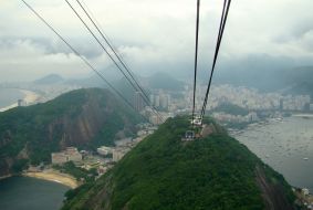 Rope-way to the «Sugar Loaf Mountain»