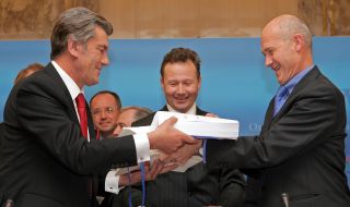 Viktor Yushchenko and Pascal Lamy