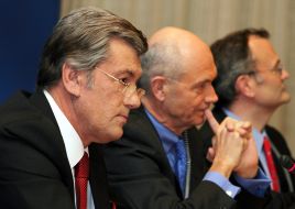 Viktor Yushchenko and Pascal Lamy