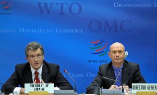 Viktor Yushchenko and Pascal Lamy