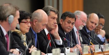 Viktor Yushchenko and Pascal Lamy