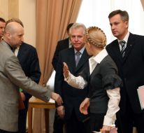 Aleksandr Medvedko and Valentin Nalivaychenko, Aleksandr Turchinov, Yuliya Timoshenko