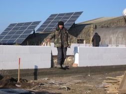 Будівництво нової казарми на о. Зміїному