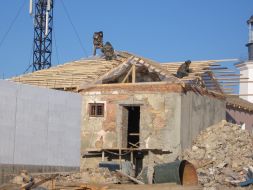 Будівництво нової казарми на о. Зміїному