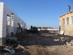 Будівництво нової казарми на о. Зміїному