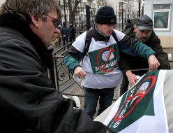 Голодовка пострадавших от „Элита-Центр”