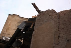 Explosion in a dwelling-house in Lvov