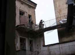 Explosion in a dwelling-house in Lvov