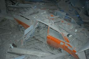 Explosion in a dwelling-house in Lvov