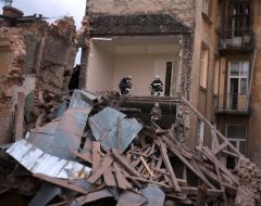 Explosion in a dwelling-house in Lvov
