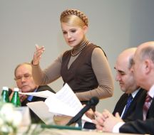 Prime-minister at the Odessa port plant