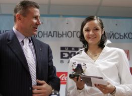 Sergey Bubka and Anna Bessonova