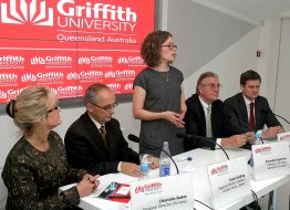 Участники пресс-конференции