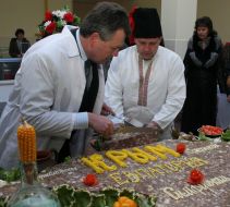 Самый большой сальтисон в Украине