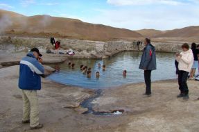 Chile. El Tatio - valley of geysers