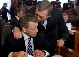 Meeting of Ukrainian parlianment Conciliatory council 11.02.08