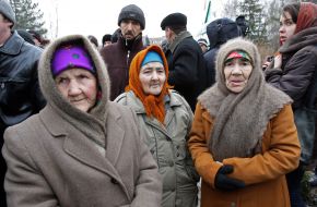 Акт вандализма на мусульманском кладбище