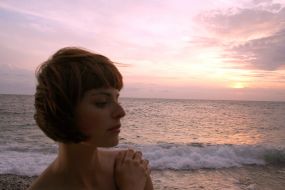 Shot from film “Sappho”. Actress Lyudmila Shyryaeva