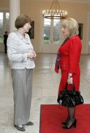 Meeting of Katerina Yushchenko and Eva Luise Köhler
