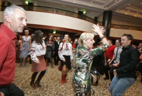 Екатерина Ющенко на приеме по приглашению Украинской кинофундации