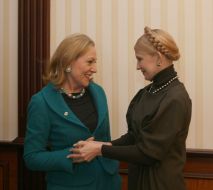 Benita Ferrero-Waldner and Yulia Timoshenko